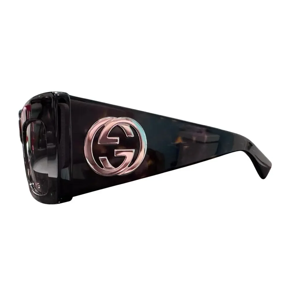 New Auth. Gucci Dark Tortoise Square Frame GG Logo Sunglasses Full Inclusive